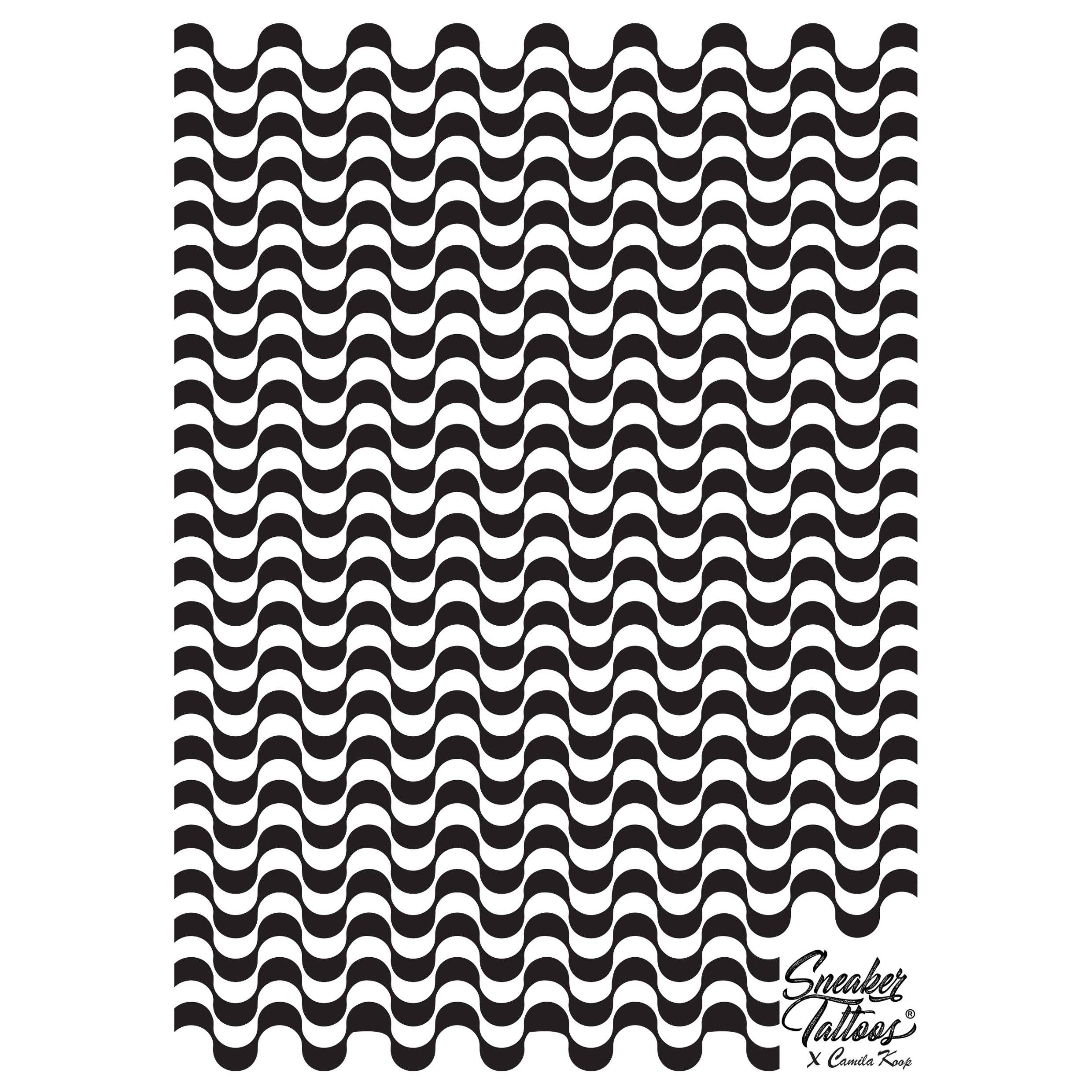 Cestlavic - Vente Tatouages temporaires - Tatouages de baskets île tropicale®3