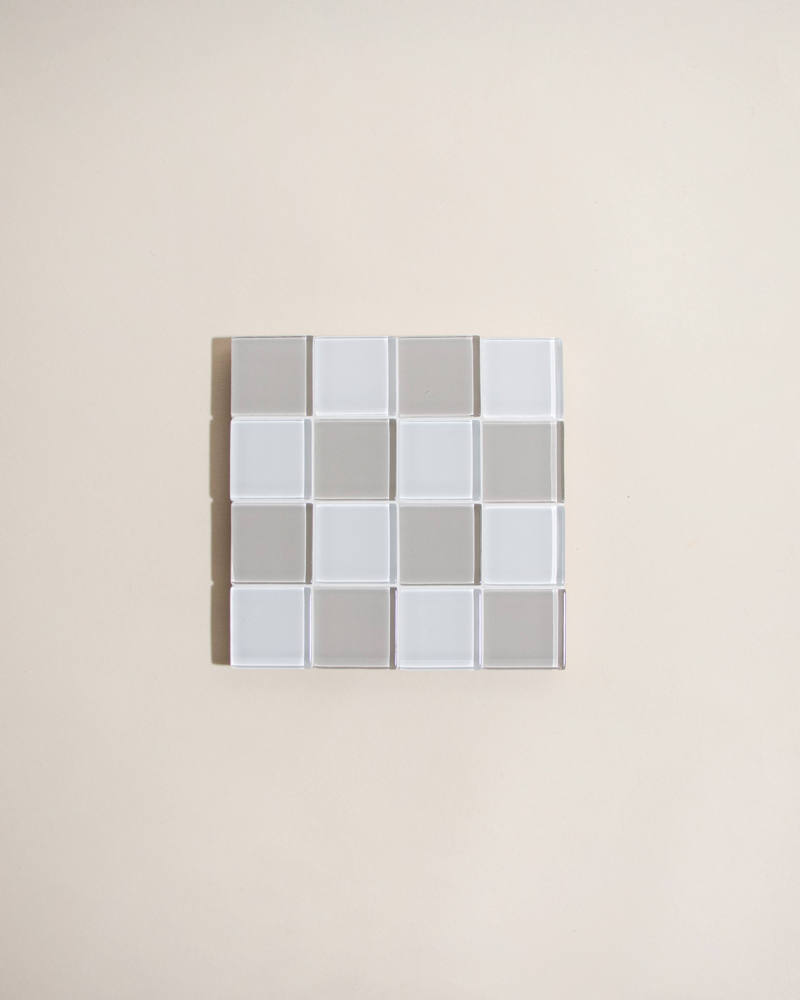 Subtle Art Studios - Wholesale Coasters - GLASS TILE COASTER - Linen