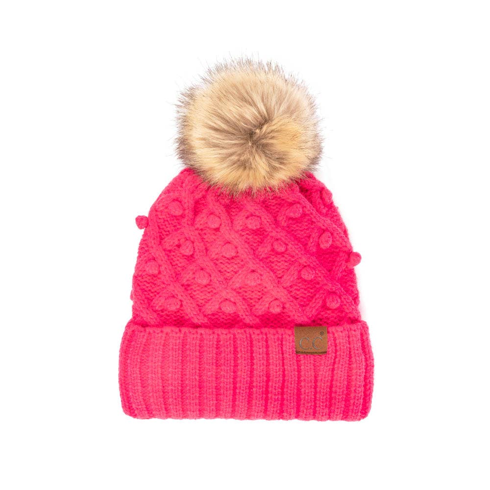 Hana – Engroshandel Beanie - Dame – C.C Bobble Beanie Hat2