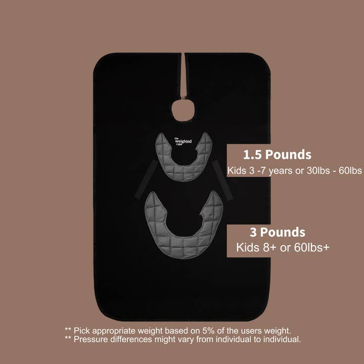 Kids Black Weighted Cape BUNDLE for wholesale by The Weighted Cape
