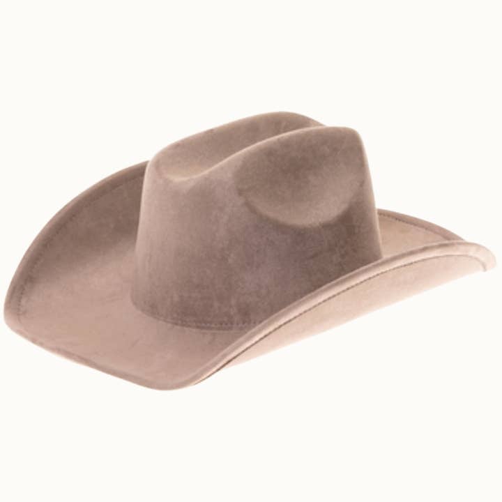 Olive & Pique - Wholesale Hat accessory – Women's - Vegan Suede Cattleman Cowboy Hat7