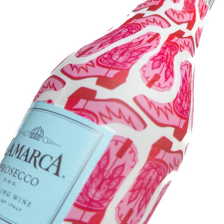 Beau Bottles - Wholesale Wine Gift Bag - Beau Bottles Cowgirl - MINI Prosecco Collection - Six Pack4