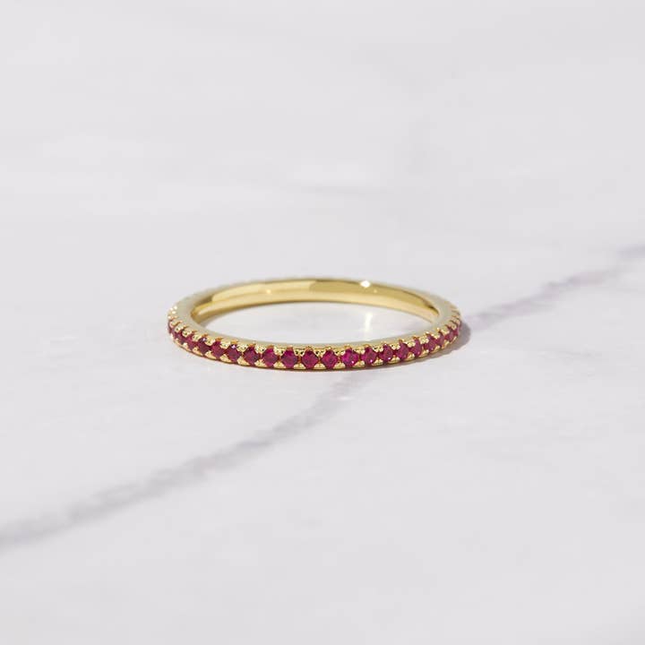 Sami Jewels – wholesale Ring med flera stenar – Ruby evighet Ring
