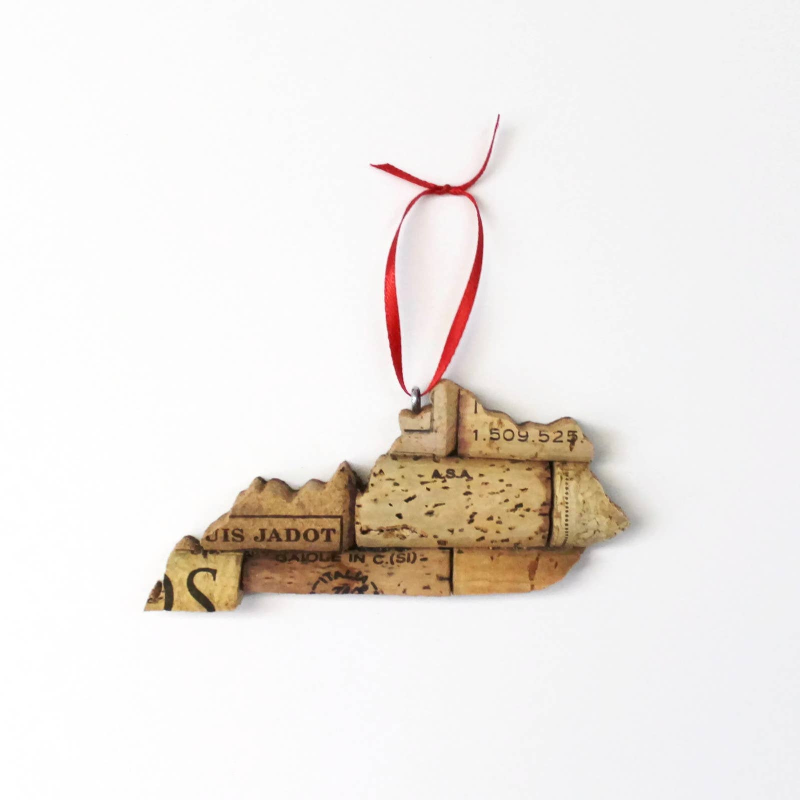 Desert Coastal Studios - Wholesale Ornament - Pick Your State Wine Cork Ornament - Gift for Wine Lover4