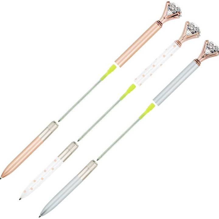 ShopTrendsNow – wholesale Pen – Set of 5 DIAMOND PENS - Wedding, Crystal, Diamond, Sign Book8