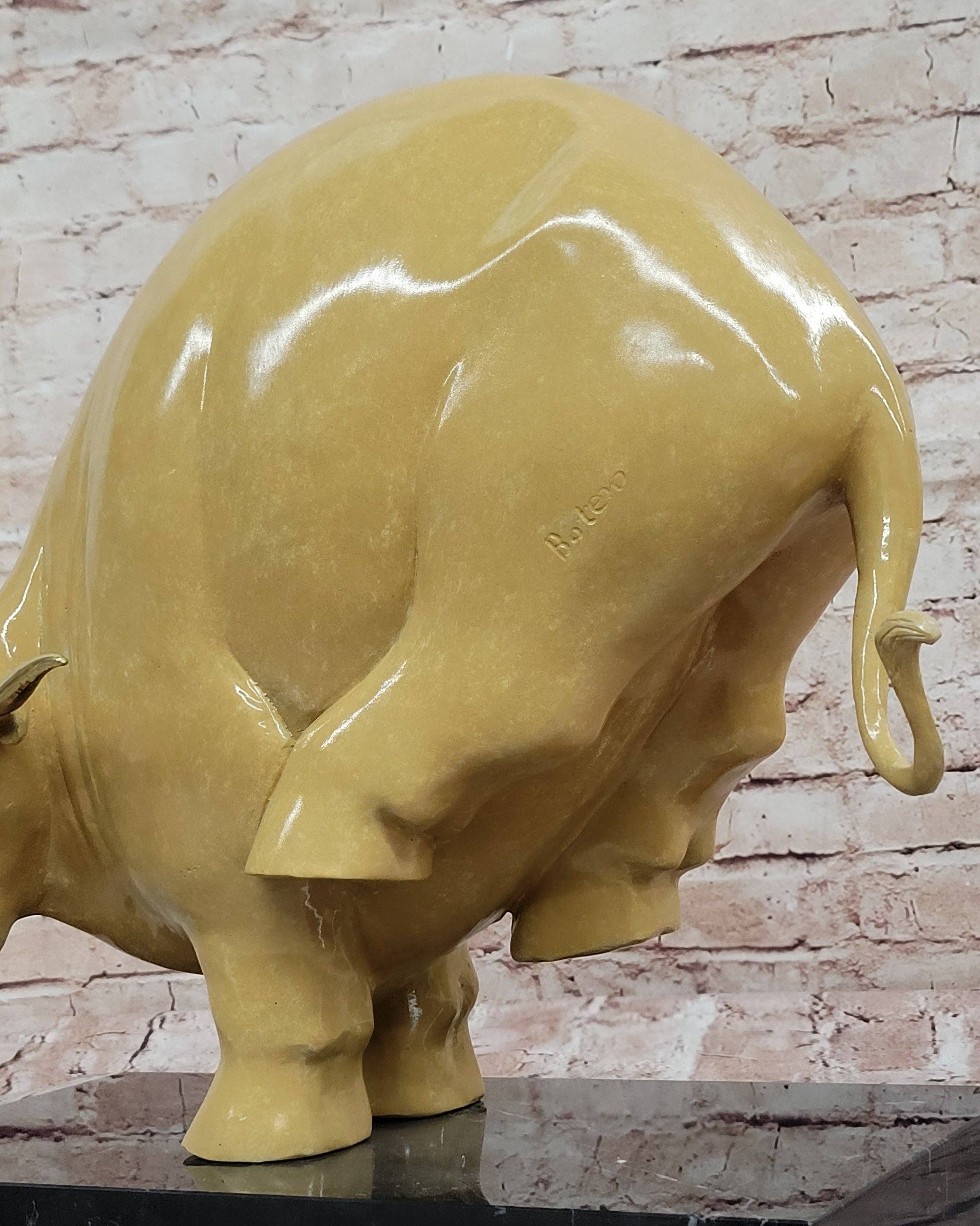 Bronzhaus – Großhandel Skulptur – Bronzestierstatue Moderne Abstrakte Bauernhaus Skulptur Dekor8