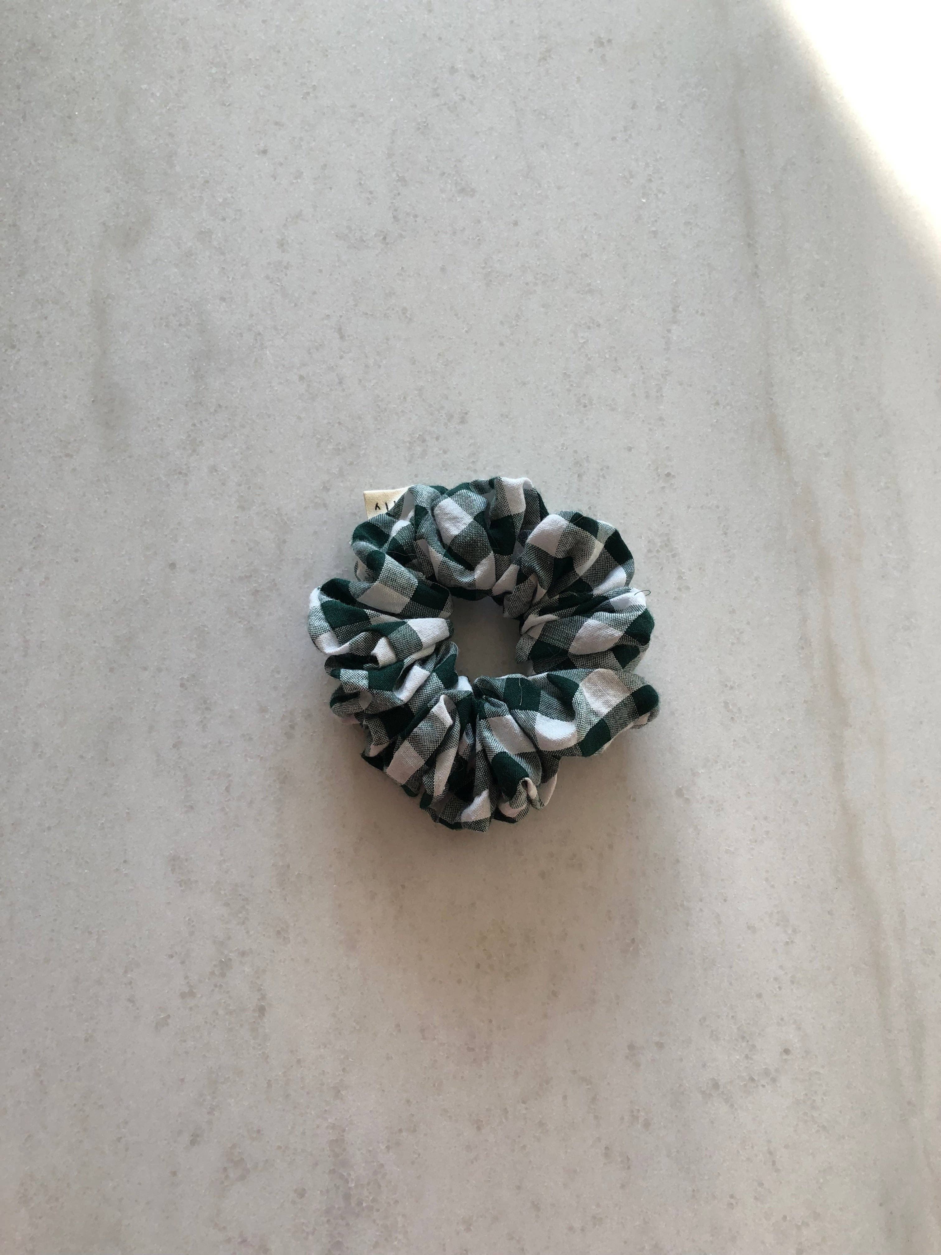 Billy Bamboo - Wholesale Scrunchie - Women's - GINGHAM SCRUNCHIES  - neutral11