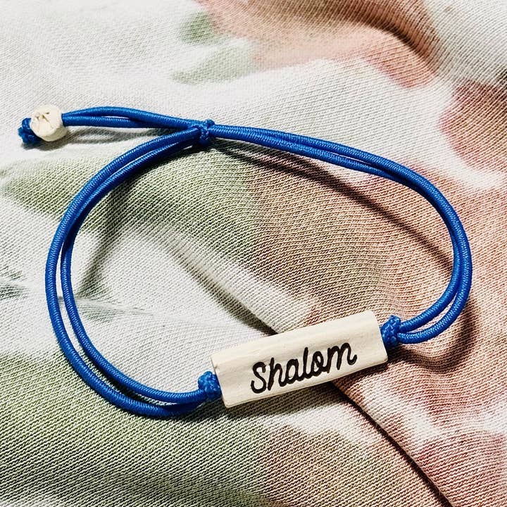 JEWISHJOY.co - Venta al por mayor Pulsera de cuentas - Pulsera Shalom Bead, accesorios judíos unisex