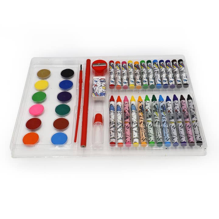 Robert Frederick Ltd - Vente Set de coloriage – enfant et bébé - Coffret d'art pour enfants Paddington de 42 pièces2