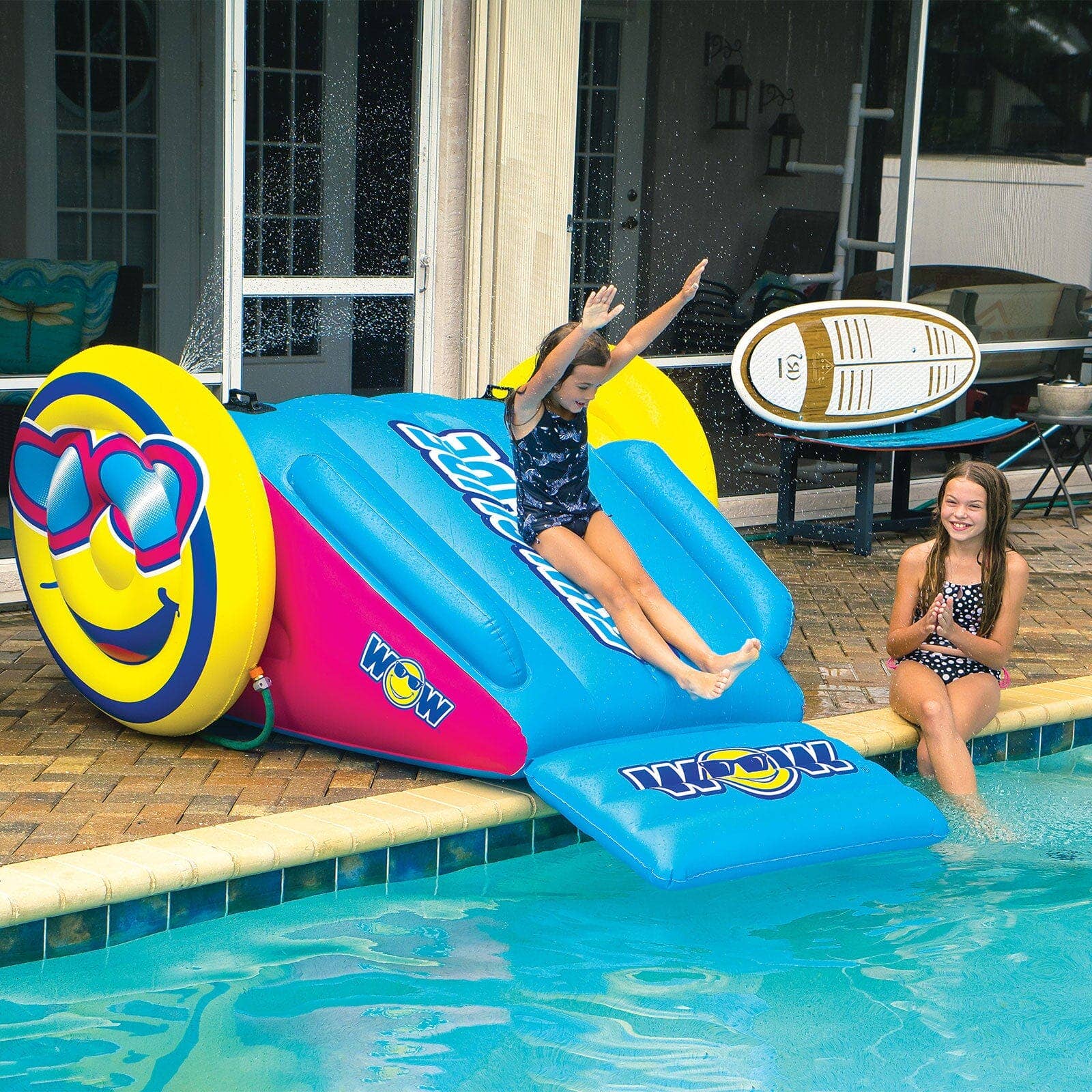 Wow Sports - Wholesale Inflatables - Fun Slide Pool Slide with Sprinkler7