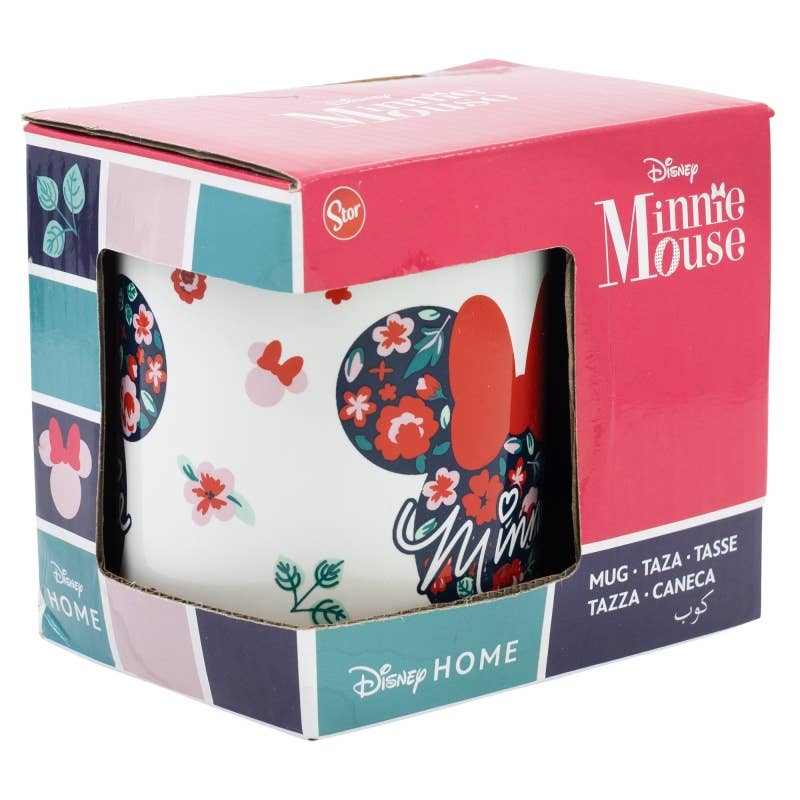 Stor – wholesale Coffee mug – Stor Ceramic Mug 325 ml in Gift Box Minnie Mouse Garden2