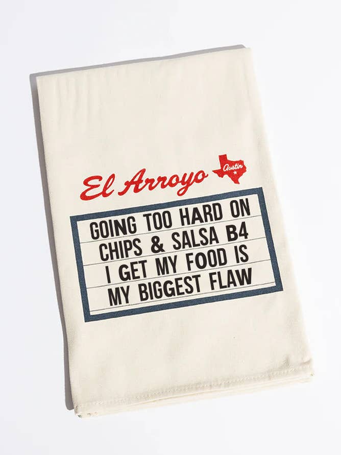 Tea Towel - Chips & Salsa for wholesale by El Arroyo