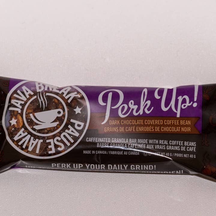 Wildly Canadian - Wholesale Snack Bar - Perk Up! Caffeinated Specialty Bar with Dark Chocolate2