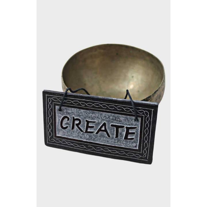 Ganesh Himal Trading - Vente Pancarte - Ardoise sculptée à la main, Create