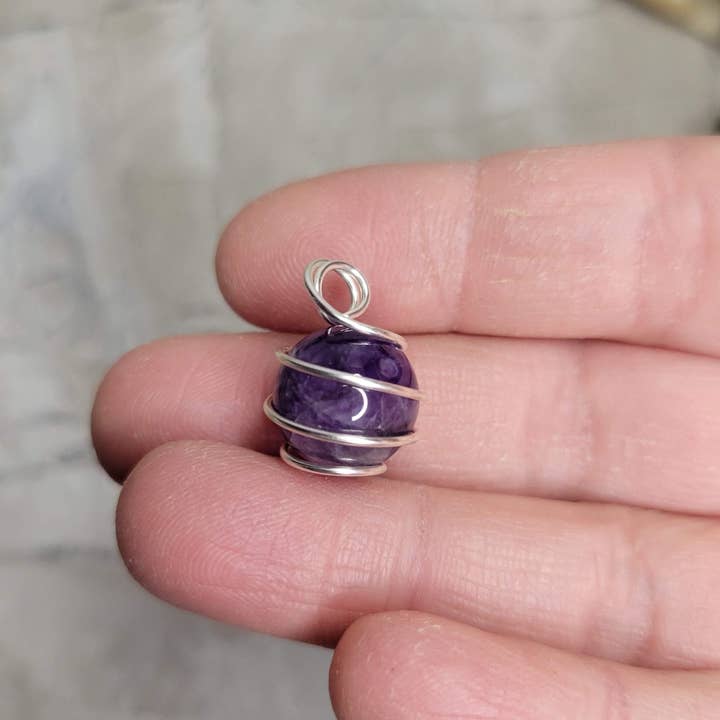 My Magic Place Shop - Wholesale Individual Charm/Pendant - Crystal Beads Wire Wrapped Pendant handmade Necklace