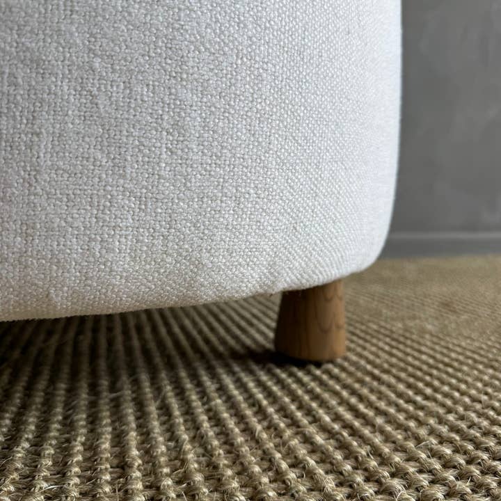 Bailey Ottoman 20 – Hanf Oyster für den Großhandel von bloom home inc