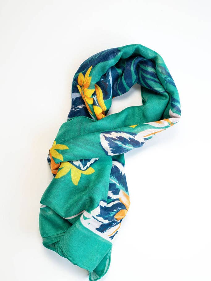 Écharpe florale hawaïenne | B05 pour la vente par Weavermill