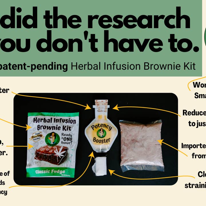 Green Queen - Wholesale DIY Food Kit - DIY Edibles: Herbal Infusion Brownie Kit4