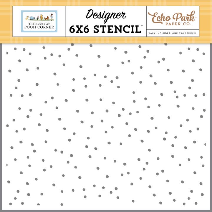 La maison de Winnie l'ourson : pochoir de points de jour préféré pour la vente par Echo Park Paper Co.