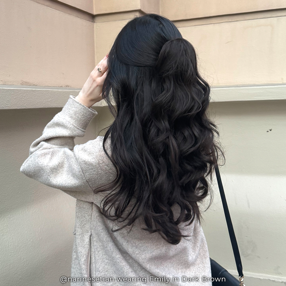 INH Hair - Wholesale Hair Clip - Women's - Emily | Half up Half Down Mini Claw Clip Pony0