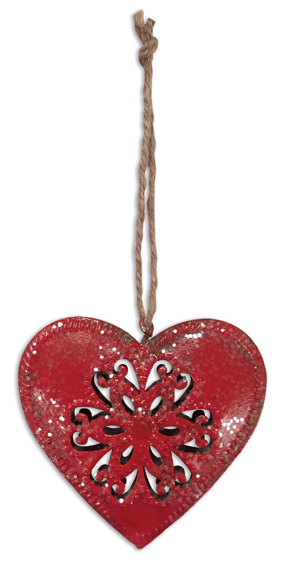 Sunset Vista Designs - Wholesale Ornament - Red Heart Ornament2