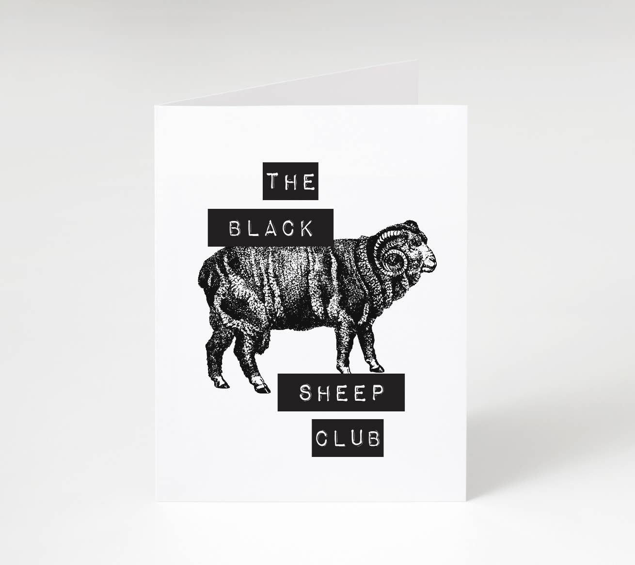 Sassper Goods - Wholesale Everyday Greeting Card - The Black Sheep Club. Greeting Card0