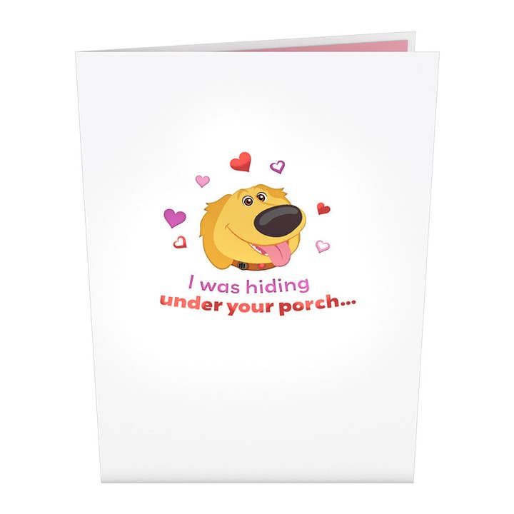 Lovepop Cards - Wholesale Love Card - Disney and Pixar Up Dug Loves You 5''x7'' Card