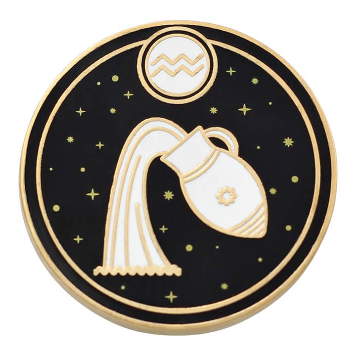 Segno astrologico — Acquario — Stella e Astrologia Smalto per la vendita all'ingrosso da parte di Real Sic