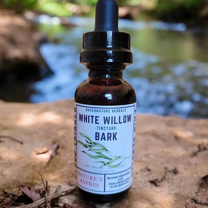 Organic White Willow Bark Tincture for wholesale by Back2Nature Herbals