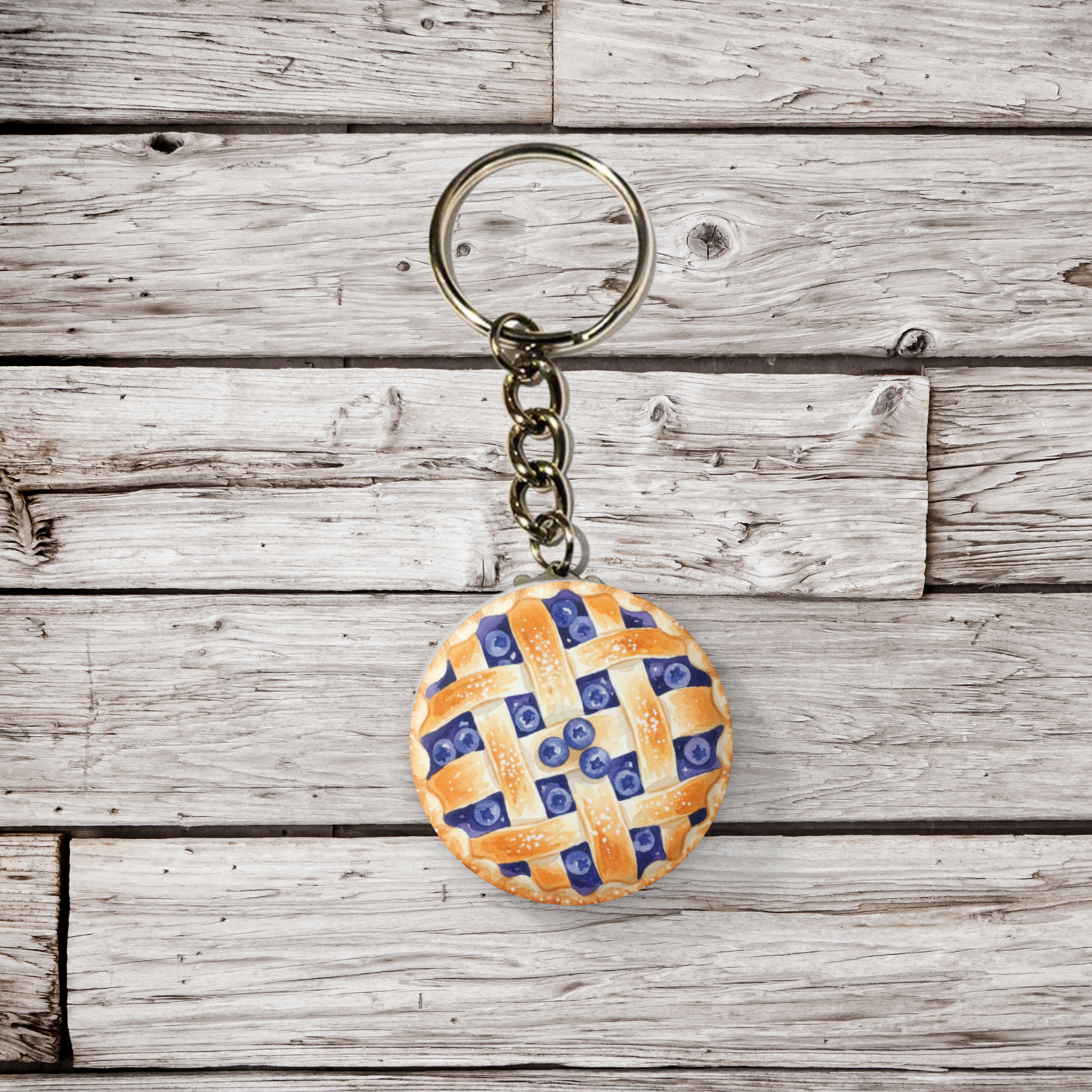 NatureCuts - Wholesale Lapel Pin/Button - Blueberry Pie Pin, Blueberry Pie Keychain, Pie Magnet5