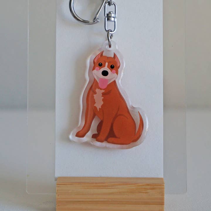 kiwi & WILLOW - Wholesale Keychain - Unisex - Pitbull Epoxy Keychain6