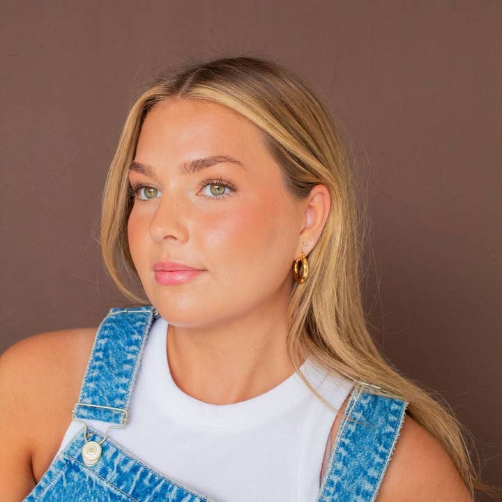 Shop Andi - Wholesale Hoop Earrings - Big Barrel Hoops - Hypoallergenic5