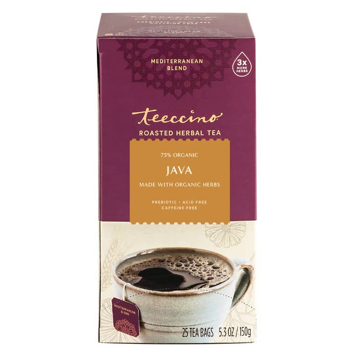 Teeccino - Wholesale Health/Detox Tea - Java Roasted Herbal Tea-75% Organic
