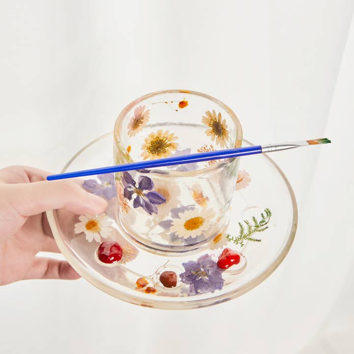 The Wine Savant / Khen Glassware - Wholesale Craft Supplies - Painter's Cup & Palette Set4