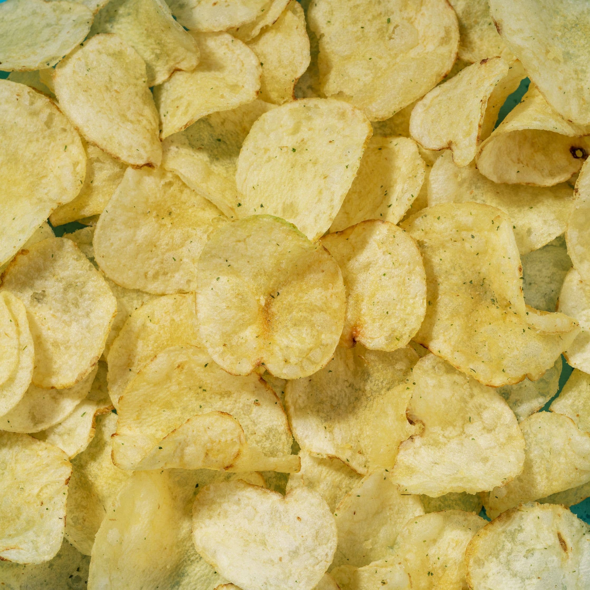 Sour Cream + Wild Onion Chips made by Christie's Chips in Santa