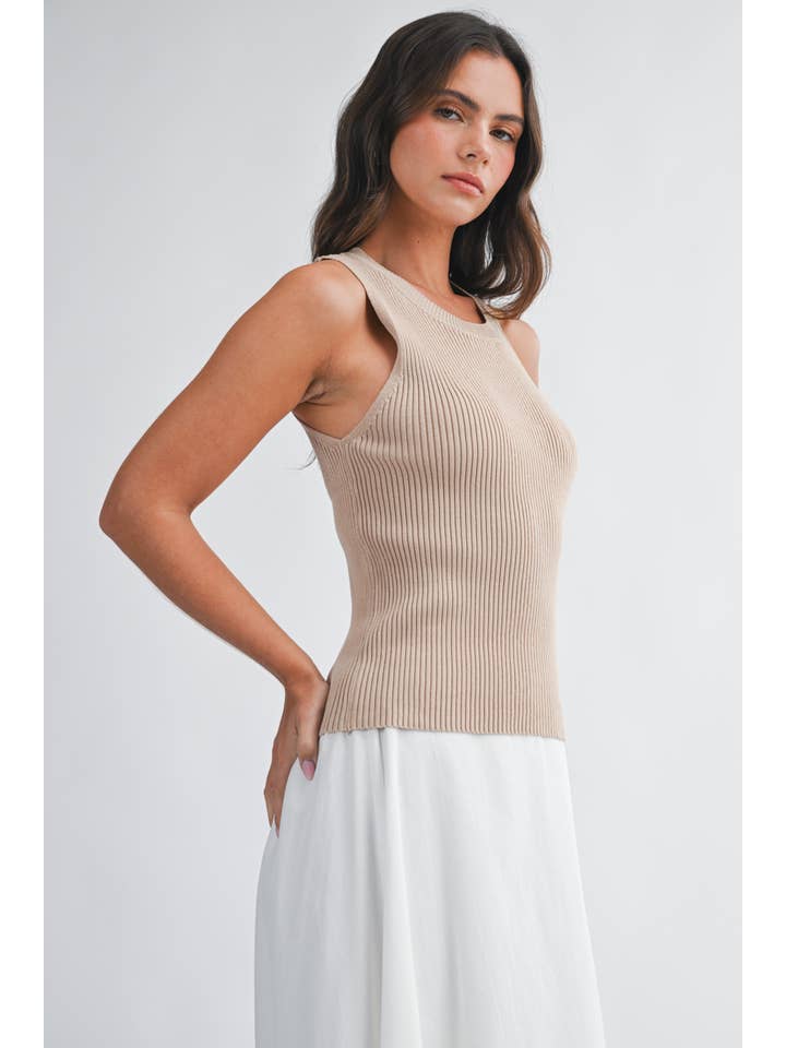 AEMI + CO - Wholesale Tank Top - Women's - 3131DN Jadine Knit Tank 35