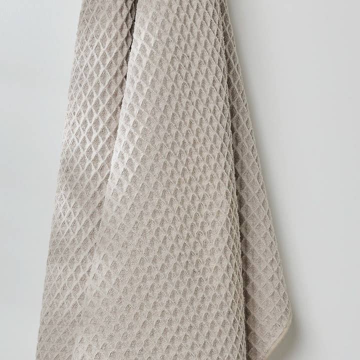 Geometry – wholesale Badhandduk – Taupe Waffle Badhandduk1
