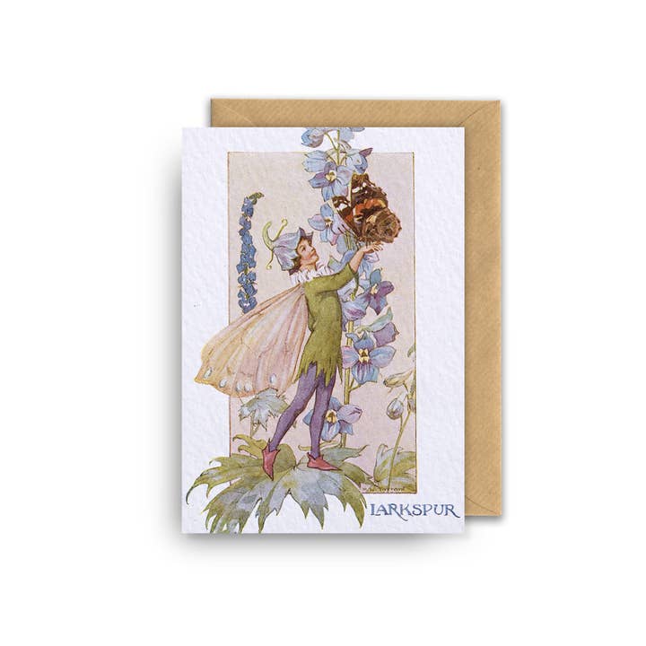 Mini Kaart - Sprookjesland - Ridderspoor voor wholesale door Hype Associates Ltd