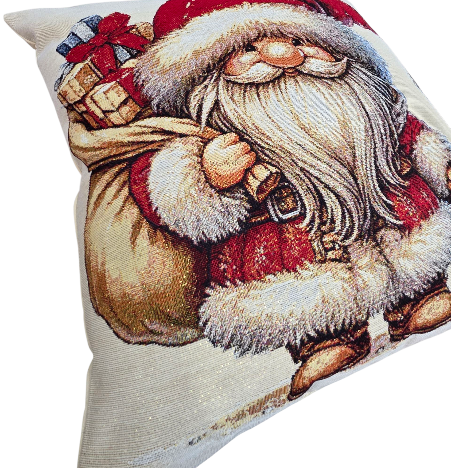 Lunaria Lab - Wholesale Throw/Decorative Pillow - Gnomes Lurex Gobelin Cushion Cover1