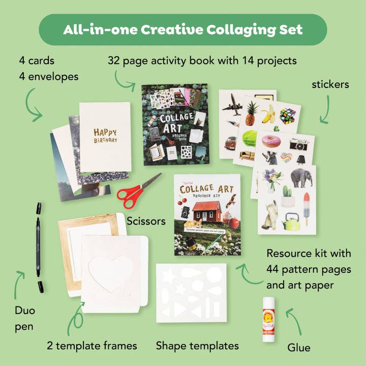 Tiger Tribe - Wholesale DIY Craft Kit - Kids - Collage Art1