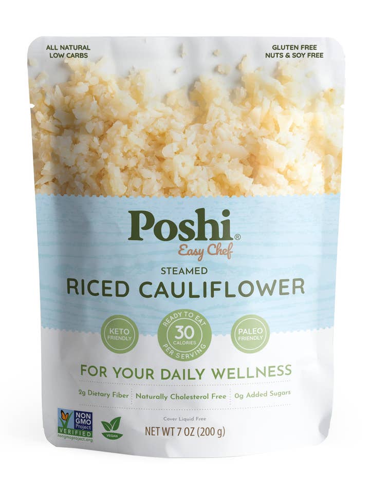 Poshi - Steamed Riced Cauliflower 7oz for wholesale by POSHI
