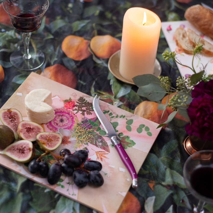 The Forest Feast - Wholesale Cheese Board - Forest Feast Floral Cheese Board2