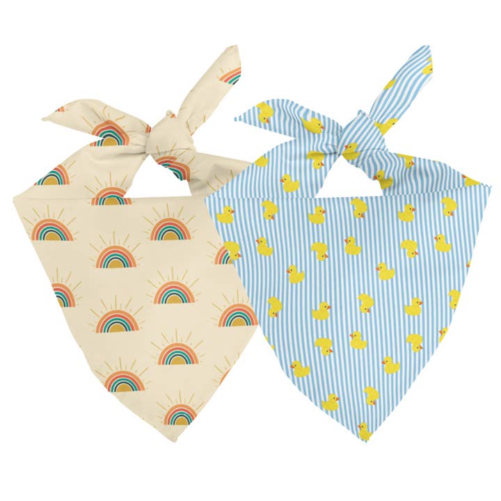 Sunny Side Dog Bandana for wholesale by Dog Bandana Co.