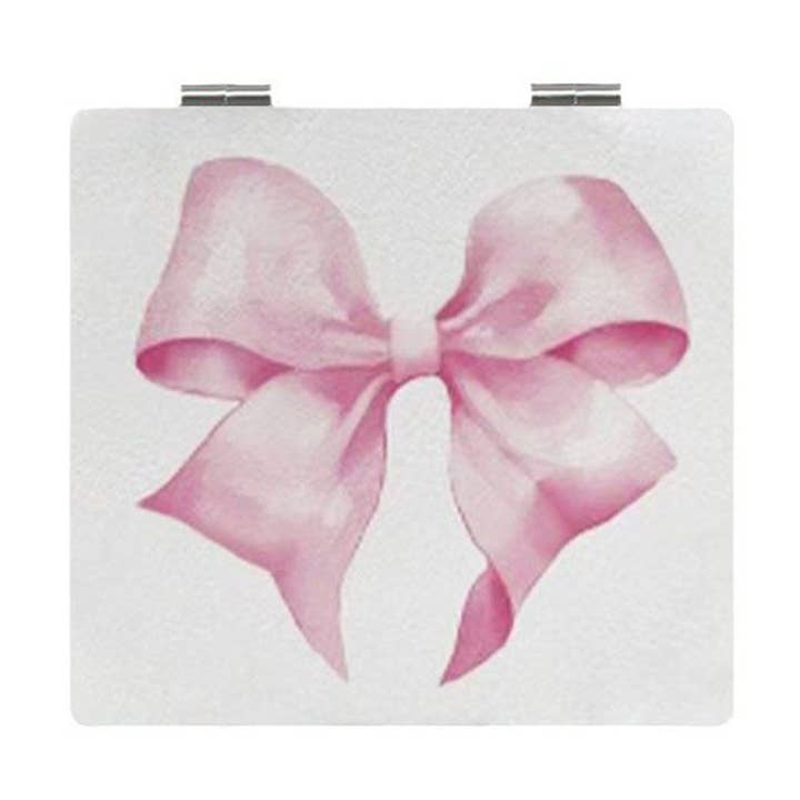 Dipped Shop – wholesale Makeup mirror – Love Bow Foldable Mini Makeup Mirror DP25F4046