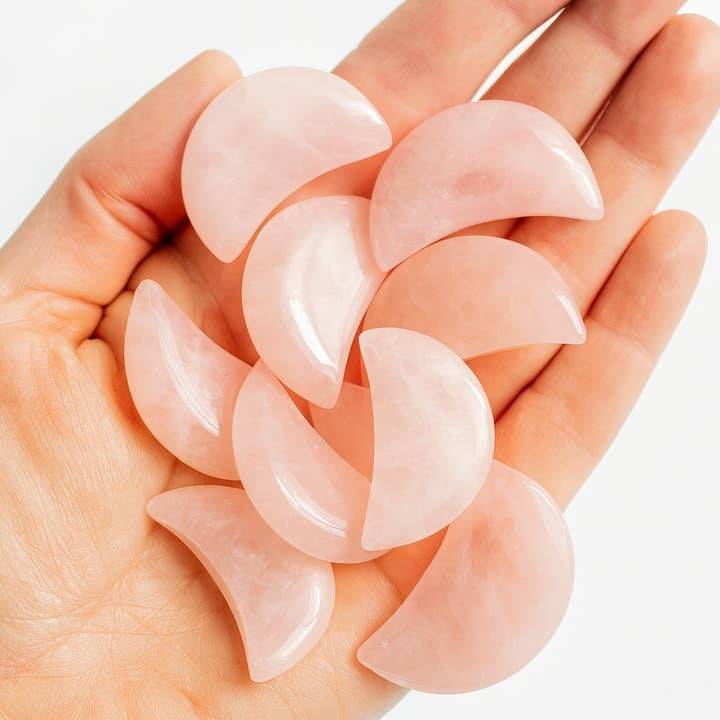 Apothecary Co. – Engroshandel Spirituelle sten og krystaller – Rosenkvarts måner