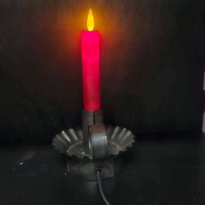 Wholesale Home Decor - Wholesale Tapered candle/candlestick - Red Electric Moving Flame LED Candle 5.5in0