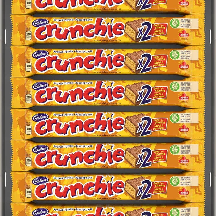Echo Sales America - Wholesale Chocolate Bar - Cadbury Crunchie King Size Candy Bars, 66 g - case24ct