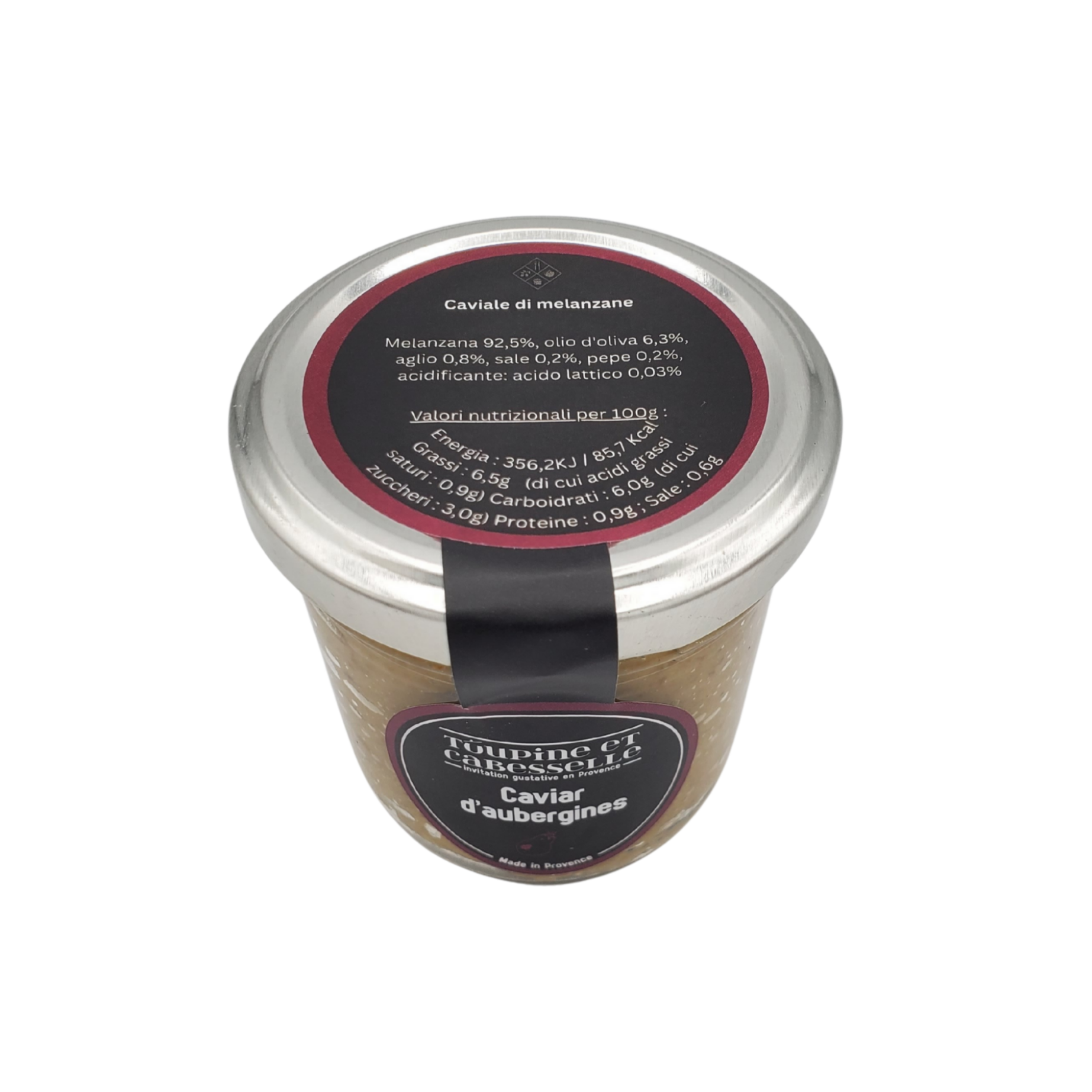 Toupine et Cabesselle - Vendita all'ingrosso Confettura - Caviale di melanzane2