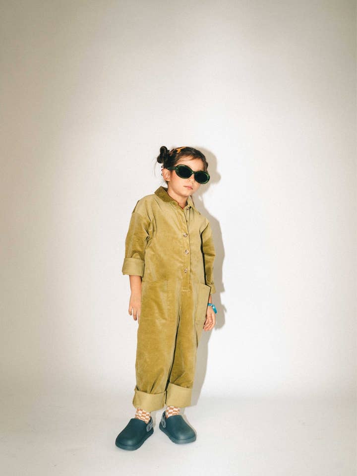 Green Saturday Jumpsuit for wholesale by Studio Clay