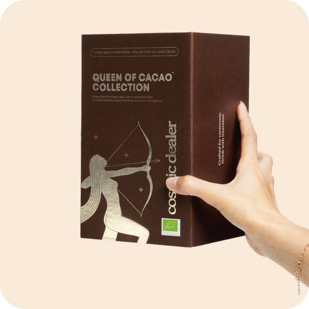 Cosmic Dealer – wholesale Hot cocoa mix/kit – QUEEN OF CACAO Collection - Christmas gift selection